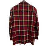 【曜日割引対象外】 ダブルアールエル RRL 90's Western York Tweed Check Half Coat 三つ星 ジャケット レッド Mサイズ 201MT-3835 VB
