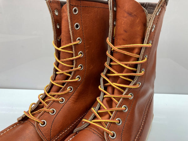 レッドウィング RED WING 8-inch CLASSIC MOC TOE インチ クラシック モック レースアップ ワークブーツ アウトドア 10 1/2D 茶 877 メンズ靴 ブーツ その他 ブラウン 28.5cm 104S-1070