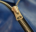 レトログレード Retro Grade Seep LETHER W RIDERS JACKET シープレザー ダブル ライダース ジャケット 793-4950002 ジャケット ブルー Mサイズ 103MT-3114