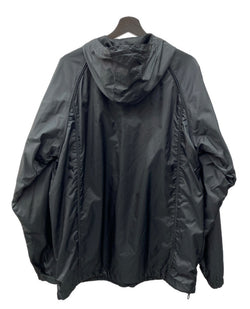 ステューシー STUSSY OLD ZIP HOODIE NYLON JACKET ジップ フーディ ナイロン ジャケット 黒 ジャケット ワンポイント ブラック Lサイズ 104MT-1921