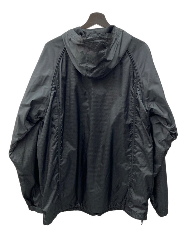 ステューシー STUSSY OLD ZIP HOODIE NYLON JACKET ジップ フーディ ナイロン ジャケット 黒 ジャケット ワンポイント ブラック Lサイズ 104MT-1921