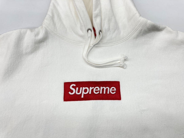 シュプリーム SUPREME 21AW Box Logo Hooded Sweatshirt ボックス ロゴ フーディ スウェット シャツ 白 パーカ ロゴ ホワイト Sサイズ 104MT-2074