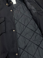 カーハート Carhartt FULL ZIP WORK JACKET フル ジップ ワーク ジャケット 裏地キルティング アウター 黒 ジャケット ロゴ ブラック Lサイズ 104MT-1665