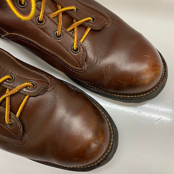 【曜日割引対象外】 ダナー Danner 90's Hunting Work Leather Boots USA製 GORE-TEX 63500 メンズ靴 ブーツ ワーク ブラウン 26.5cmサイズ 201-shoes1317 VB