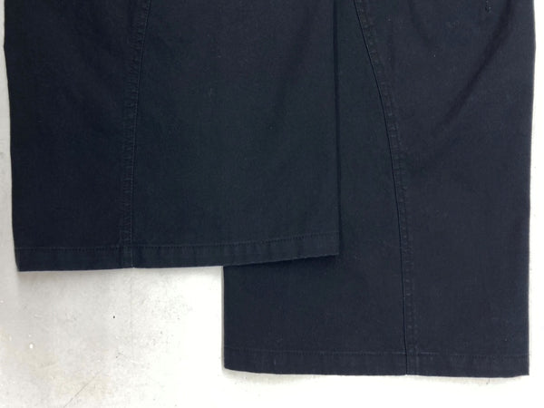 ネヴァーフォーゲット NVRFRGT DETACHABLE UTILITY CURVED LEG PANTS カーヴ レッグ パンツ 2WAY ジップフライ バギー 黒 無地 NF251P06 ボトムスその他 ブラック サイズ 2 104MB-253