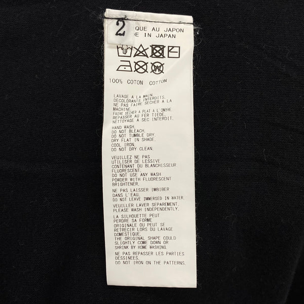 ブラックスキャンダルヨウジヤマモト BLACK Scandal Yohji Yamamoto BS 落書きPT LS NN-T37-097 ロンT ブラック 2サイズ 201MT-3942