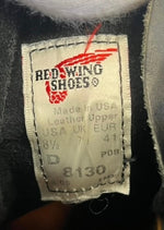 レッドウィング RED WING IRISH SETTER MOC TOE BOOTS アイリッシュセッター モックトゥ ブーツ 黒 8130 メンズ靴 ブーツ ワーク ブラック 8 1/2 101sh-2109