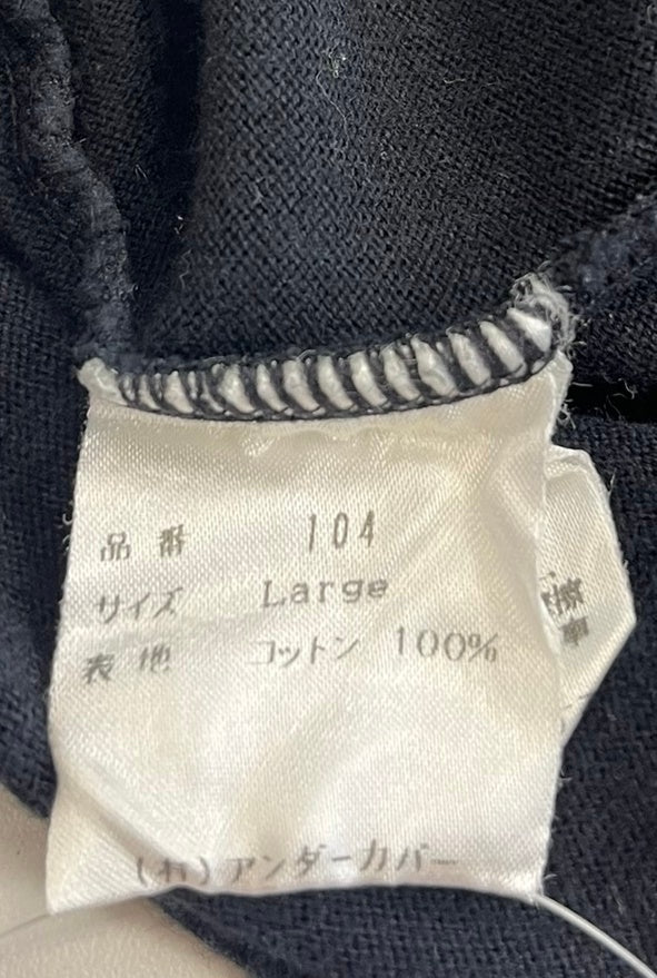 アンダーカバー UNDERCOVER 98-99AW Graphic T-Shirt プリントTシャツ 黒 104 Tシャツ ブラック Lサイズ 101MT-4349