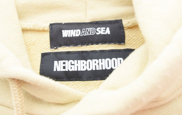 ネイバーフッド NEIGHBORHOOD 21SS ウィンダンシー プリント ロゴ プルオーバー フーディ パーカー ベージュ 211ELWSN-CSM01S パーカ ベージュ Sサイズ 103MT-2164