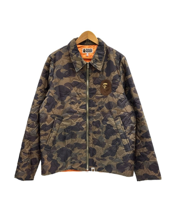 ア ベイシング エイプ A BATHING APE キルティングジャケット カモフラ ベトジャン 001HJ0301002X XL ジャケット マルチカラー 101MT-5302