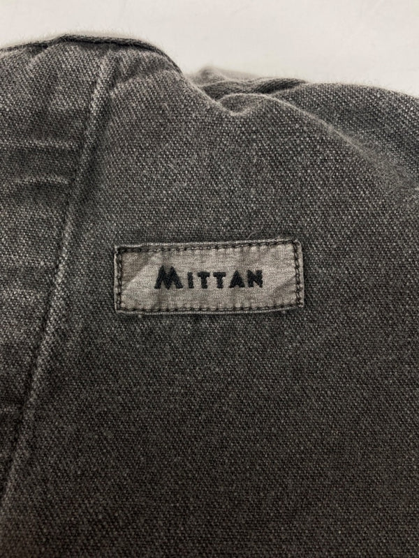 ミッタン MITTAN 亜麻苧麻ロング リネン ラミー ジップフライ ズボン 灰 無地 ボトムスその他 グレー サイズ 1 104MB-386