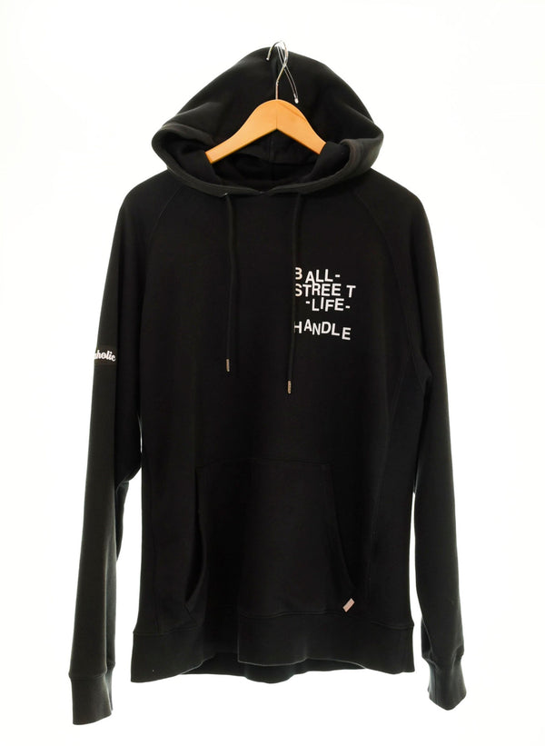 ボーラホリック Ballaholic Logo Sweat Hoodie プリント スウェット パーカー 黒 パーカ ブラック LLサイズ 103MT-1504