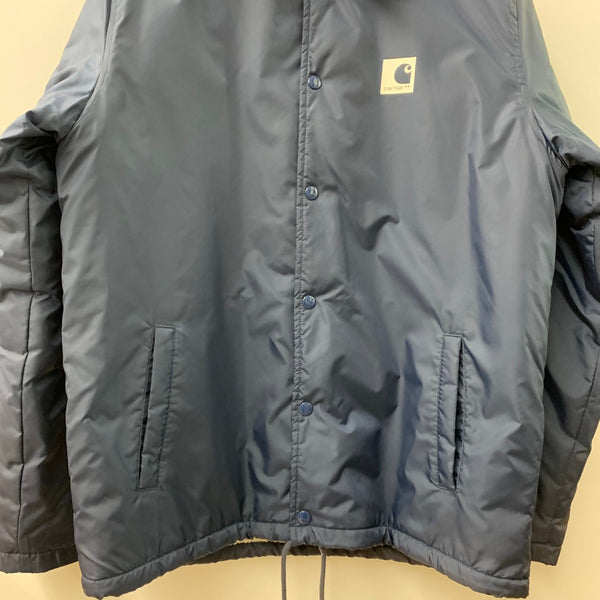 カーハート Carhartt WIP コーチジャケット 内ボア ナイロン ジャケット ネイビー Mサイズ 201MT-4581