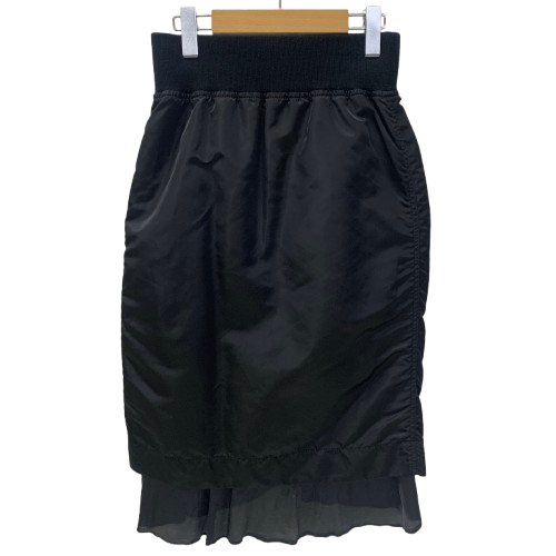 サカイ sacai ジップデザインナイロンスカート 17-02956 スカート ブラック 201LB-99