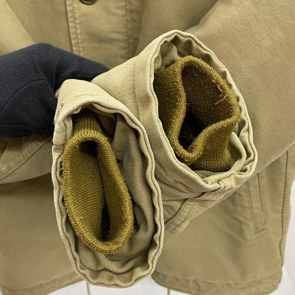 【曜日割引対象外】 ネイビーデパートメント NAVY DEPARTMENT N-1 デッキジャケット フライトジャケット NXsx15122 ジャケット カーキ 38サイズ 201MT-4442 VB