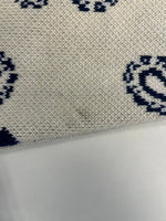 ホワイトランド WHITELAND BLACKBURN ペイズリービッグカーディガン 白 20A-KNL349-WL カーディガン ホワイト フリーサイズ 101MT-4367