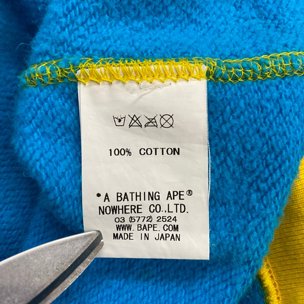 ア ベイシング エイプ A BATHING APE フルジップパーカー パーカ マルチカラー Sサイズ 201MT-3887