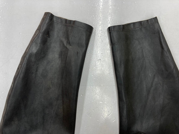 ヴィンテージ vintage 60s 60年代 ファイヤーマン コート ドイツ ジャーマン ゴム引き アウター 黒 ジャケット 無地 ブラック 104MT-1361