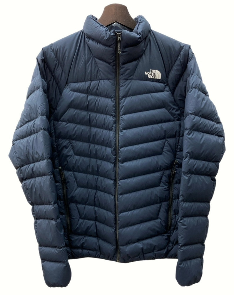 130 THE NORTH FACE ダウンジャケット 青 ノースフェイス ヌプシダウン