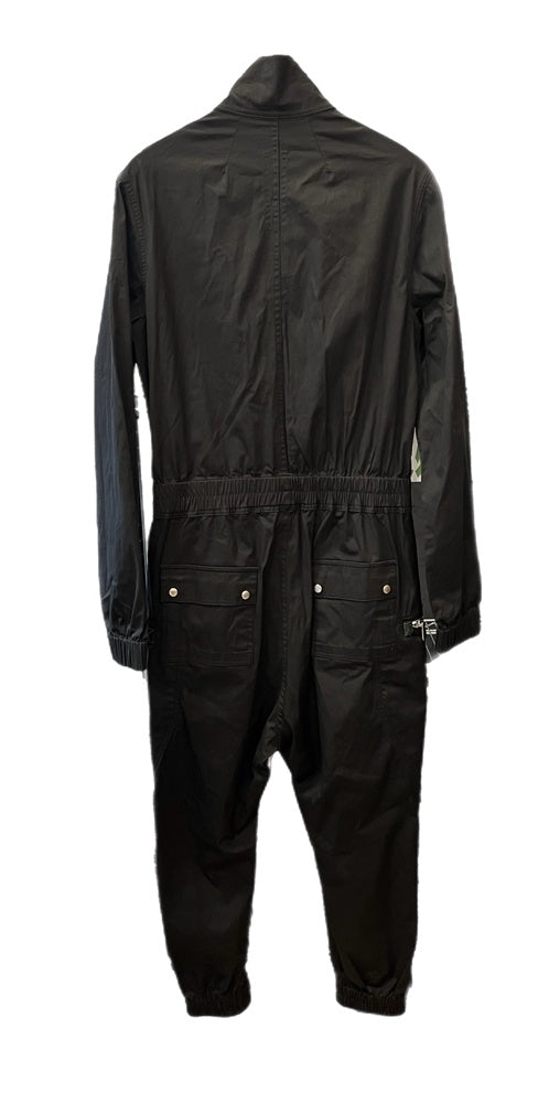 リックオウエンス Rick Owens BAUHAUS LARRY FLIGHTSUIT バウハウスラリーフライトスーツ ジャンプスーツ 黒 RU02B2553-TE つなぎ・オーバーオール ブラック 表記サイズUS42 101MB-642