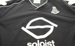ザソロイスト TheSoloIst TAKAHIROMIYASHITA back gusset sleeve v-neck football shirt フットボールシャツ 黒 0008BSS24 46 トップスその他 ブラック 103MT-2075
