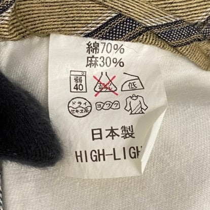 【曜日割引対象外】 アグリー AGRY H.Light&Sons 90's リネン混 ワイド デニムパンツ デニム ブルー 32サイズ 201MB-1001 VB