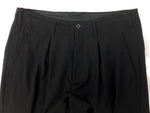 ヨウジヤマモト Yohji Yamamoto POUR HOMME 19AW Wrinkled Gabardine Hem Adjusted Pants ギャバジン パンツ カーゴ ズボン 黒 無地 HC-P28-100 カーゴパンツ ブラック サイズ 2 104MB-371