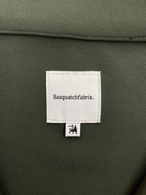 サスクワッチファブリックス Sasquatchfabrix. 23SS LACE TAPE TRACK JACKET レース テープ トラック ジャケット ジャージ 緑 23SS-CSS-001 ジャージ ライン カーキ Lサイズ 104MT-1609