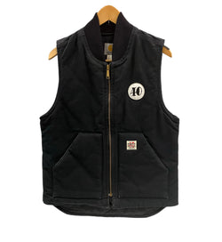 カーハート Carhartt × FORTY FINE CLOTHING リブ ダックベスト キャンバス ワッペン 2 ベスト ブラック 101MT-4992