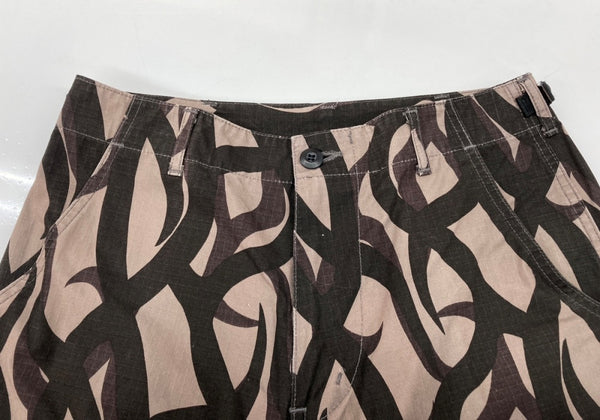 ホープ HOPE トライバルカモ カーゴパンツ リップストップ ミリタリー BDUパンツ 総柄 0615-00-337-7811 カーゴパンツ ベージュ SMALL REGULER 104MB-405