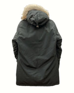 カナダグース CANADA GOOSE JASPER PARKA HERITAGE ジャスパー パーカー ヘリテージ ダウン ジャケット アウター ファー 黒 3438JM ジャケット ロゴ ブラック Mサイズ 104MT-914