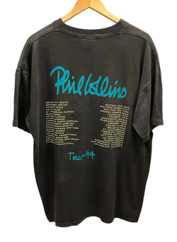 バンドアイテム BAND-ITEM 90s BROCKUM  ブロッカム Phill Collins フィルコリンズ 1994 Tour Tee  XL Tシャツ プリント ブラック LLサイズ 101MT-2371