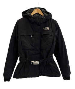 ノースフェイス THE NORTH FACE HYVENT  ハイベント　中綿ジャケット フード ベルト 黒 レディースアウター ジャケット ブラック Sサイズ 101LT-202