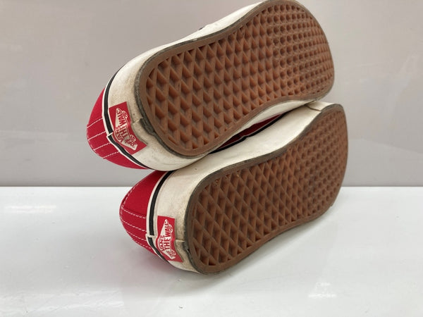 バンズ VANS ANAHEIM FACTORY Authentic 44 Dx オーセンティック アナハイム Racing スケボー シューズ 茶 VN0A38ENMR9 メンズ靴 スニーカー レッド 27cm 104S-1045