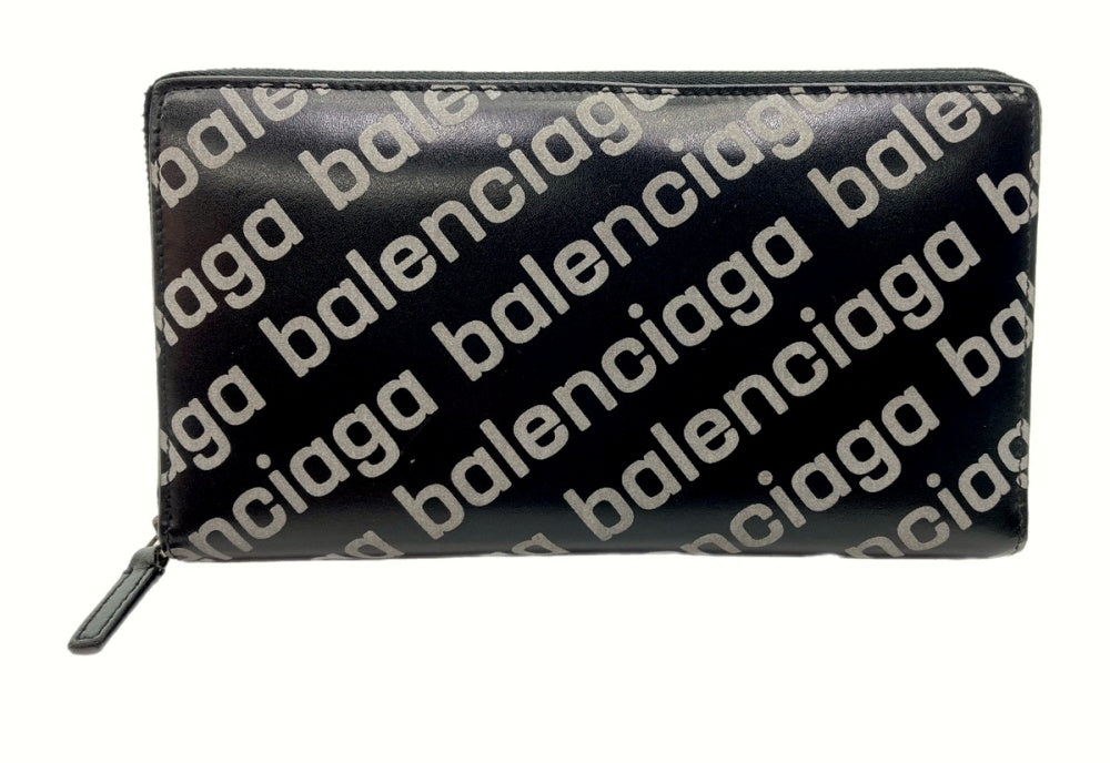 バレンシアガ BALENCIAGA Cash Continental Wallet Reflective Printed Shiny Smooth  Calfskin 長財布 黒 59431723V731090 財布・ケース メンズ財布 ロゴ ブラック 104wallet-3 |  古着通販のドンドンサガール