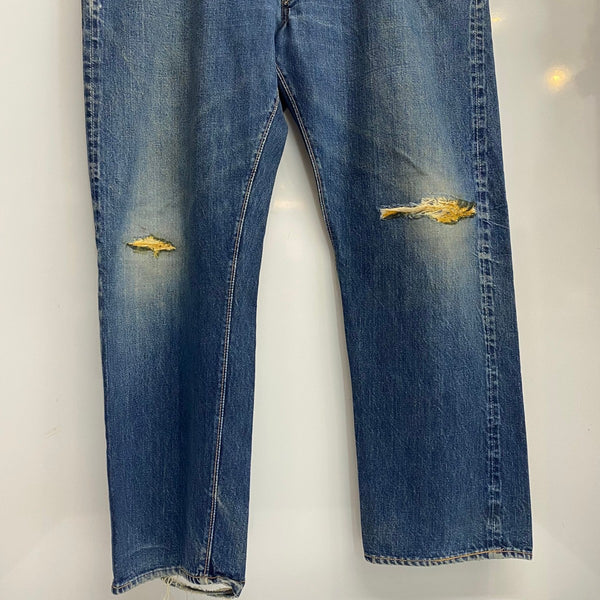 【曜日割引対象外】 リーバイス Levi's 60's 70's 501 BIG E デニムパンツ ボタン裏4 紙パッチ デニム ブルー W38サイズ 201MB-970 VB