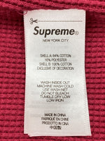 シュプリーム SUPREME × HYSTERIC GLAMOUR ヒステリックグラマー 24FW Thermal Lined Zip Up Hooded Sweatshirt 赤 パーカ プリント レッド Lサイズ 104MT-1689