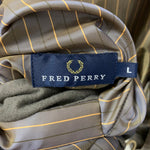 フレッドペリー FRED PERRY リバーシブルダウンジャケット FPJ123 ジャケット ベージュ Lサイズ 201MT-4790