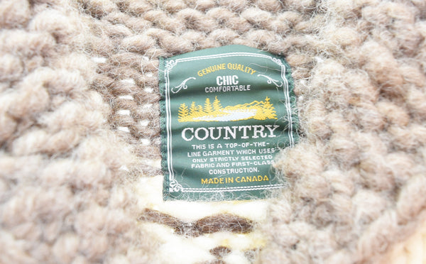 US US古着 COUNTRY カウチンセーター  ウール ニット ジャケット 103MT-3161