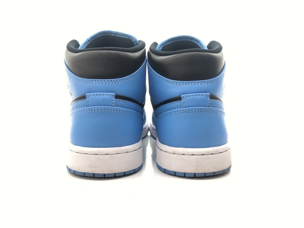 ナイキ NIKE 23年製 AIR JORDAN 1 MID エア ジョーダン ミッド UNC ユニバーシティー ブルー 黒 青 DQ8426-401 メンズ靴 スニーカー ブルー 25.5cm 104-shoes115