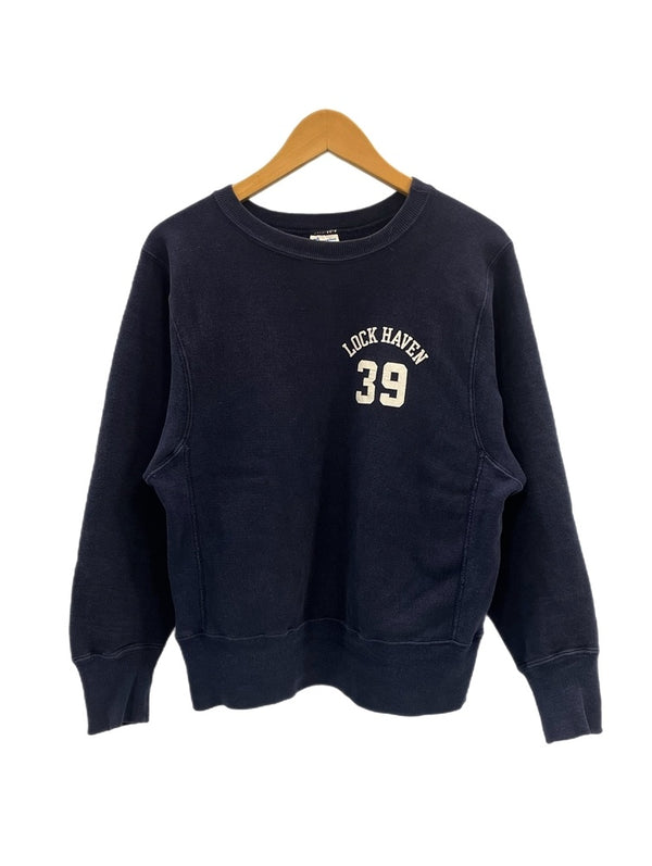 チャンピオン Champion 80s 80's トリコタグ REVERSE WEAVE リバースウィーブ LOCK HAVEN 39 プリント US古着 ヴィンテージ 紺 スウェット ネイビー Sサイズ 101MT-5132