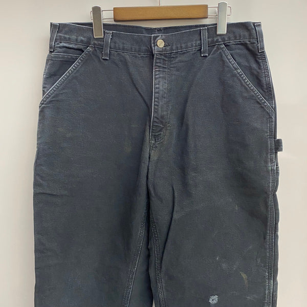 【曜日割引対象外】 カーハート Carhartt リフレクター ペインターパンツ インナーチェック カーゴパンツ ブラック 36×32サイズ 201MB-1144 VB