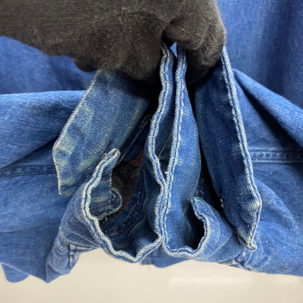 【曜日割引対象外】 ヴィンテージ vintage 70's Sears デニム ジップ ジャケット ジャケット ブルー Lサイズ 201MT-3948 VB