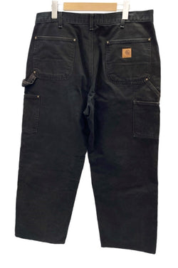 カーハート Carhartt Double Front Washed Duck Utility Work Pants Black ダブルフロント ウォッシュド ダック ユーティリティー ワークパンツ 黒 B136-BLK ボトムスその他 無地 ブラック 36×32 101MB-437