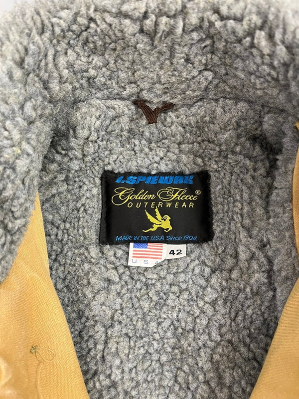 スピワック SPIEWAK 80s～90s GOLDEN FLEECE  N1 ダックジャケット USA製 アメリカ製 42 ジャケット ベージュ 101MT-5440