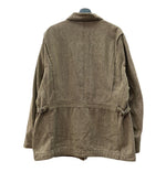 ダブルアールエル RRL 90s 90年代 三ツ星タグ USA製 ジップアップ ブルゾン アウター スポーツジャケット ワークジャケット  ジャケット 無地 カーキ Mサイズ 104MT-1993