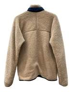 パタゴニア Patagonia PEF RETRO X FLEECE JACKET レトロ フリース ジャケット ボア ジップアップ USA製 アウトドア 薄茶 ジャケット ロゴ ベージュ Mサイズ 104MT-2197
