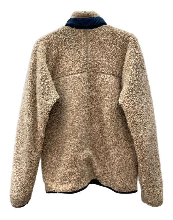パタゴニア Patagonia PEF RETRO X FLEECE JACKET レトロ フリース ジャケット ボア ジップアップ USA製 アウトドア 薄茶 ジャケット ロゴ ベージュ Mサイズ 104MT-2197
