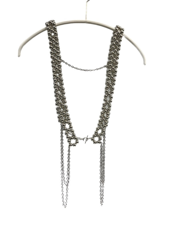 ハレ HARE クロスデザインハーネス シルバーカラー ボールチェーン メタル サイズ：FREE レディースジュエリー・アクセサリー その他 シルバー 101G-217