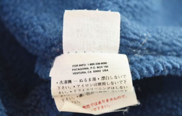 パタゴニア PATAGONIA 90s 90年代 Synchilla Fleece Shirts Jacketシンチラ フリース シャツ ジャケット 2ポケット ジャケット ブルー Lサイズ 103MT-2455